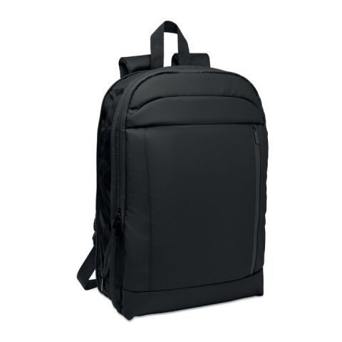 16&quot; Rucksack 600D RPET schwarz | ohne Werbeanbringung | Nicht verfügbar | Nicht verfügbar | Nicht verfügbar