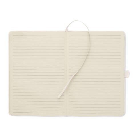 DIN A5 Notizbuch RPET Aus Weiß | ohne Werbeanbringung | Nicht verfügbar | Nicht verfügbar | Nicht verfügbar