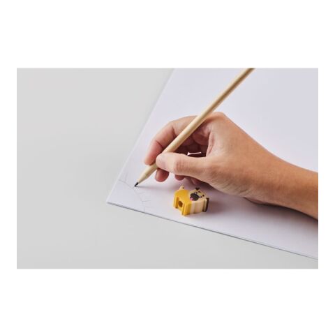 Holzbleistift mit Radiergummi holzfarben | ohne Werbeanbringung | Nicht verfügbar | Nicht verfügbar