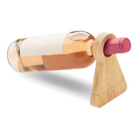 Flaschenhalter &amp; Öffner Bambus holzfarben