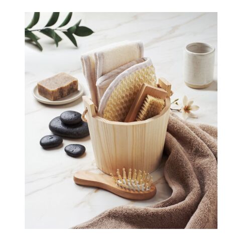 Bade-Set holzfarben