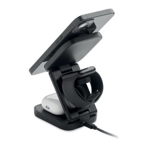 3in1 faltbare Ladestation schwarz