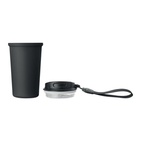 Becher recy. Edelstahl 400ml schwarz | ohne Werbeanbringung | Nicht verfügbar | Nicht verfügbar | Nicht verfügbar