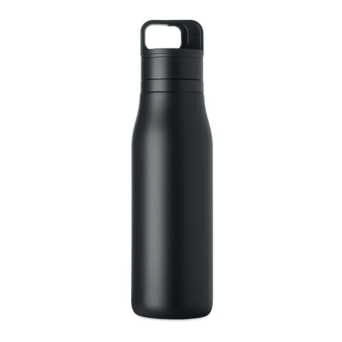Doppelwandige Flasche 500ml schwarz | ohne Werbeanbringung | Nicht verfügbar | Nicht verfügbar | Nicht verfügbar