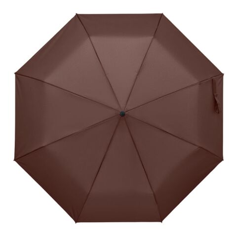 21" Automatik Regenschirm braun