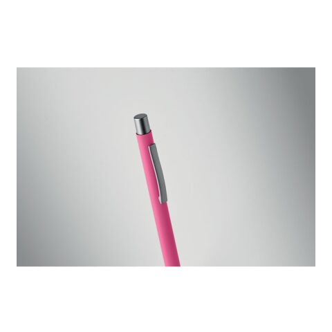 Druckkugelschreiber recy. Alu fuchsia | ohne Werbeanbringung | Nicht verfügbar | Nicht verfügbar