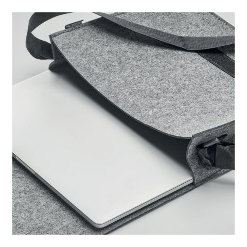 Umhängetasche aus RPET-Filz grau | ohne Werbeanbringung | Nicht verfügbar | Nicht verfügbar | Nicht verfügbar