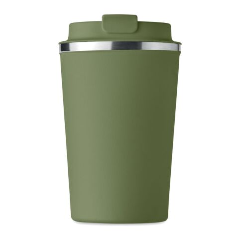 Doppelwandiger Becher 350ml dunkelgrün | ohne Werbeanbringung | Nicht verfügbar | Nicht verfügbar | Nicht verfügbar