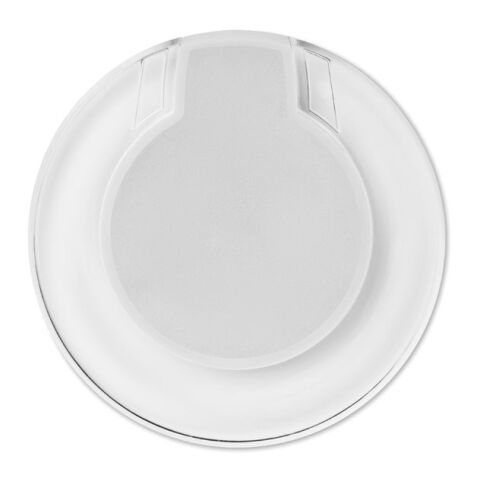 Rundes kabelloses Ladegerät weiß | ohne Werbeanbringung | Nicht verfügbar | Nicht verfügbar | Nicht verfügbar