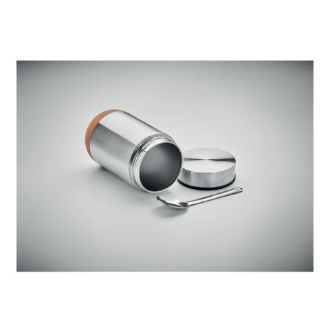 Vorratsbehälter 400 ml mattsilber | ohne Werbeanbringung | Nicht verfügbar | Nicht verfügbar | Nicht verfügbar