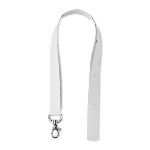 Lanyard mit Samenpapier weiß | ohne Werbeanbringung | Nicht verfügbar | Nicht verfügbar | Nicht verfügbar