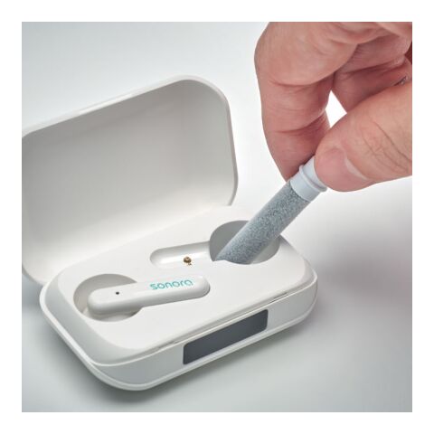 Kuli mit Reinigungs-Set schwarz | ohne Werbeanbringung | Nicht verfügbar | Nicht verfügbar