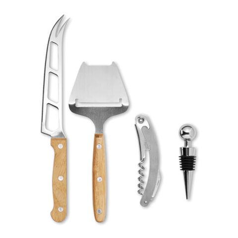 Wein und Käse Set holzfarben | ohne Werbeanbringung | Nicht verfügbar | Nicht verfügbar