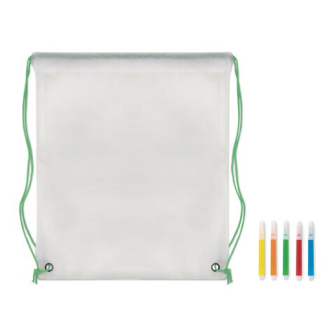 Gestaltbarer Kordelzugbeutel limette | ohne Werbeanbringung | Nicht verfügbar | Nicht verfügbar | Nicht verfügbar