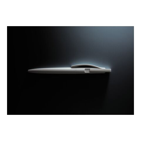 Prodir DS2 Druckkugelschreiber poliert weiß | Blau | ohne Werbeanbringung | ohne Werbeanbringung | Kunststoff poliert