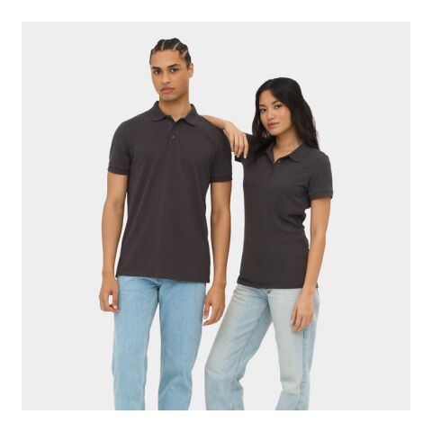 PRIME DAMEN POLO 200g dunkelgrau | S