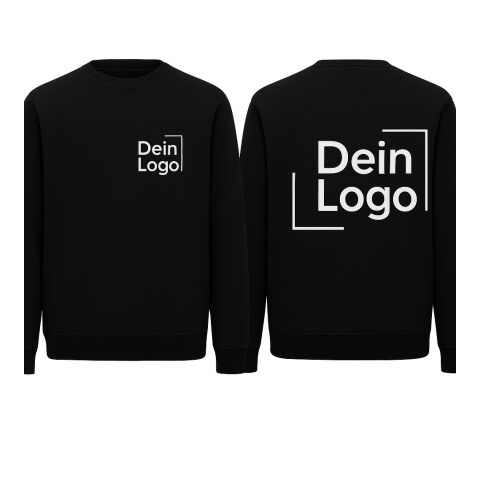 Sweatshirt Basic Tone Schwarz | L | ohne Werbeanbringung | ohne Werbeanbringung | ohne Werbeanbringung | Schwarz | Schwarz