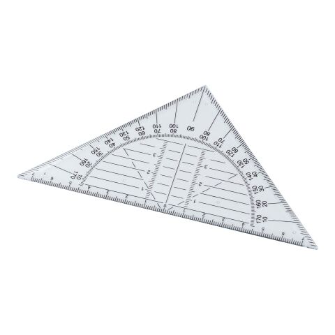 Geodreieck &#039;School&#039; aus Kunststoff Neutral | ohne Werbeanbringung | Nicht verfügbar | Nicht verfügbar