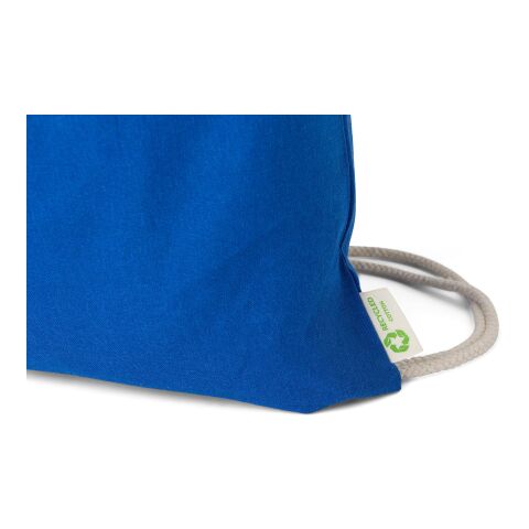 Kordelzugtasche aus recycelter Baumwolle Joy Schwarz | ohne Werbeanbringung | Nicht verfügbar | Nicht verfügbar