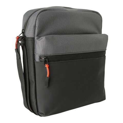 500D Zweifarbige Umhängetasche Tom Grau | ohne Werbeanbringung | Nicht verfügbar | Nicht verfügbar