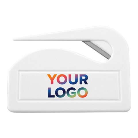 Brieföffner &#039;Pocket&#039; aus Kunststoff Weiß | ohne Werbeanbringung | Nicht verfügbar | Nicht verfügbar