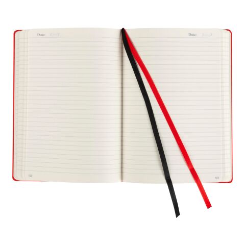 Notizbuch &#039;Biarritz&#039; aus Karton (ca. DIN A5 Format) Rot | ohne Werbeanbringung | Nicht verfügbar | Nicht verfügbar