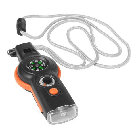 Outdoor Survival Tool &#039;Compass&#039; mit 6 Funktionen Orange | ohne Werbeanbringung | Nicht verfügbar | Nicht verfügbar