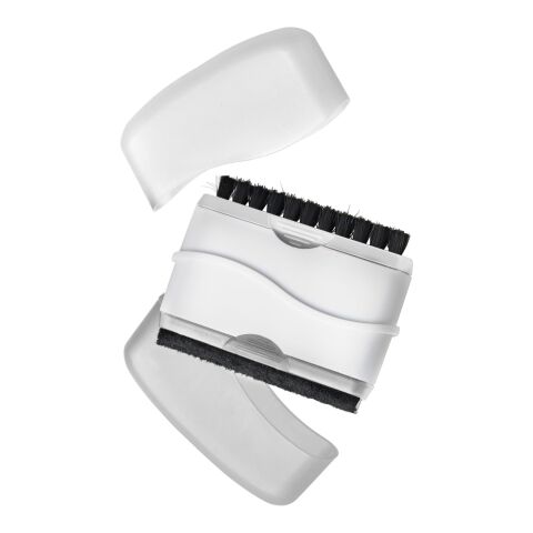 Bildschirm-und Tastaturreiniger &#039;Wave&#039; aus Kunststoff Weiß | ohne Werbeanbringung | Nicht verfügbar | Nicht verfügbar