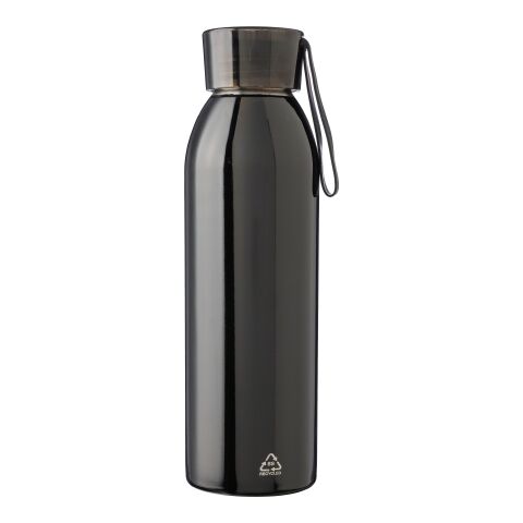 Einwandige Edelstahl-Trinkflasche 650 ml Cindy Schwarz | ohne Werbeanbringung | Nicht verfügbar | Nicht verfügbar