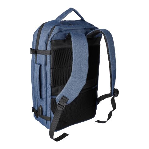 rPET-Polyester (300D) Rucksack Malcolm Blau | ohne Werbeanbringung | Nicht verfügbar | Nicht verfügbar
