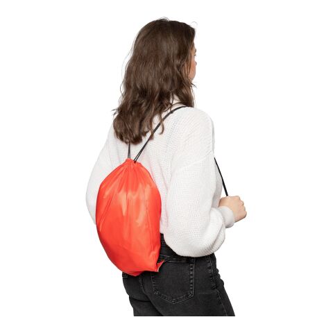 210D Polyester Kordelzug Rucksack Isolde Schwarz | ohne Werbeanbringung | Nicht verfügbar | Nicht verfügbar