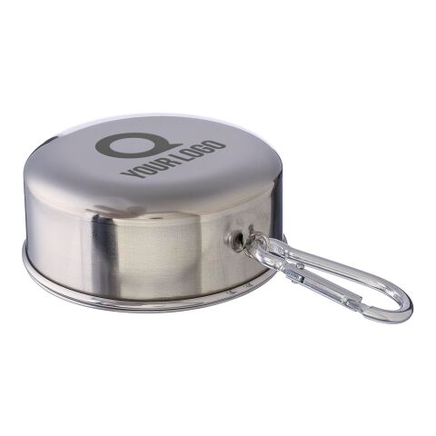 Edelstahl-Faltbecher Annette Silber | ohne Werbeanbringung | Nicht verfügbar | Nicht verfügbar