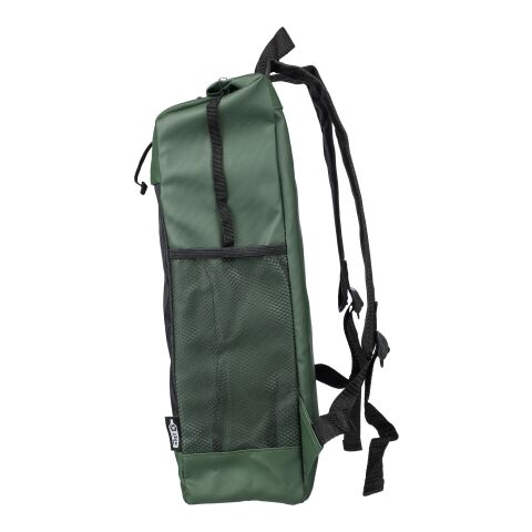 rPET-Polyester (600D) Rolltop-Rucksack Yani Schwarz | ohne Werbeanbringung | Nicht verfügbar | Nicht verfügbar