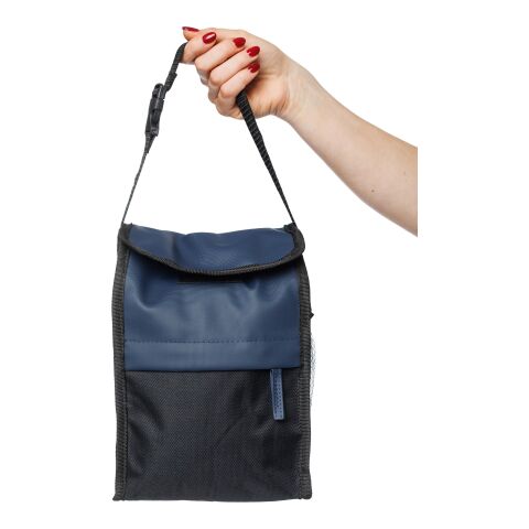 rPET Polyester (600D) Kühltasche Eira Blau | ohne Werbeanbringung | Nicht verfügbar | Nicht verfügbar