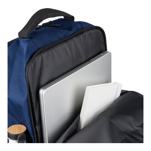rPET (300D) Polyester Ocean Bound Rucksack Tova Schwarz | ohne Werbeanbringung | Nicht verfügbar | Nicht verfügbar