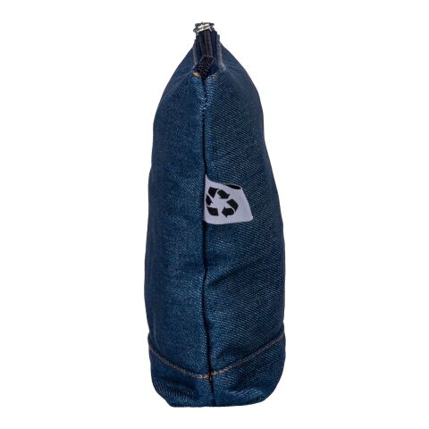 Kosmetiktasche aus recyceltem Denim Orin Blau | ohne Werbeanbringung