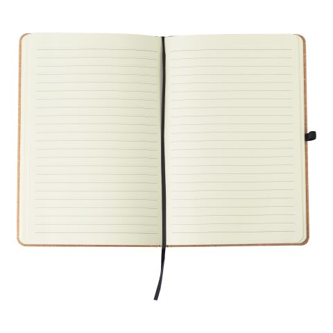 Notizbuch aus recyceltem Leder (A5) Gianna Schwarz | ohne Werbeanbringung | Nicht verfügbar | Nicht verfügbar