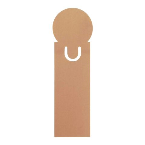 Lesezeichen Clay | Recycelter Karton Braun