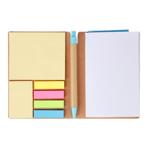 Notizbuch Quillo | Recycelter Karton | A6 | Blanko Hellblau