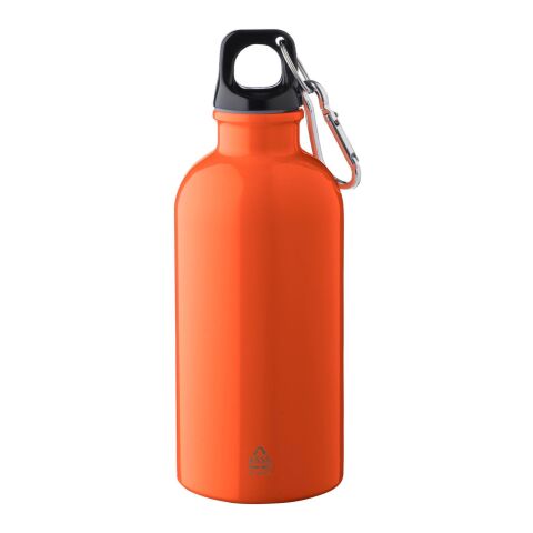 Einwandige Flasche aus recyceltem Edelstahl (400 ml) Sable Orange