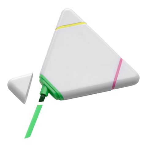 Textmarker 'Triple' aus Kunststoff Weiß