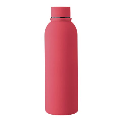 Doppelwandige Trinkflasche aus recyceltem Edelstahl (500 ml) Sena Rot