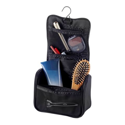 Kulturtasche 'Alicante' aus Polyester Schwarz