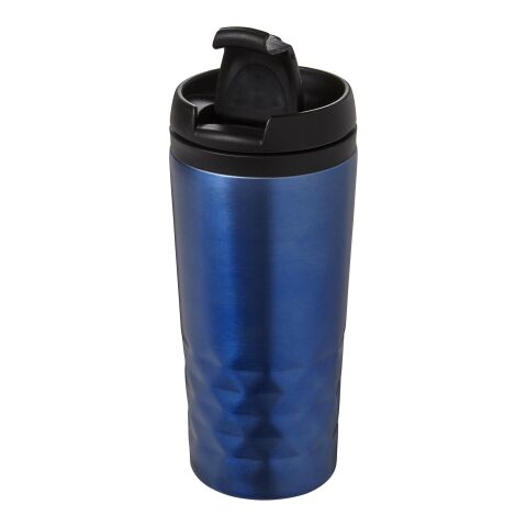 Reisebecher 'Brilliant' (300 ml) aus Edelstahl Blau | ohne Werbeanbringung | Nicht verfügbar | Nicht verfügbar