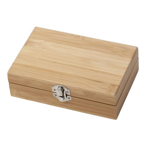 Weinset &#039;Pinot&#039; aus Bambus und Stahl Braun | ohne Werbeanbringung | Nicht verfügbar | Nicht verfügbar