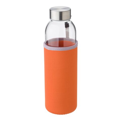 Glasflasche "Neo" (500ml) mit Neoprenhülle Grau | ohne Werbeanbringung | Nicht verfügbar | Nicht verfügbar