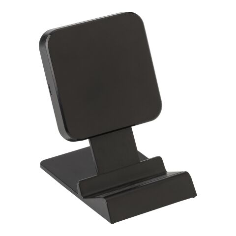 Drahtloses Ladegerät aus Kunststoff Schwarz | ohne Werbeanbringung | Nicht verfügbar | Nicht verfügbar