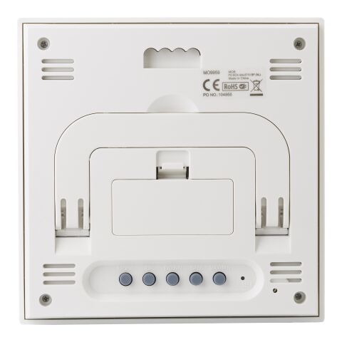 Bambus Wetterstation with Kalender und Alarm hellbraun | ohne Werbeanbringung | Nicht verfügbar | Nicht verfügbar