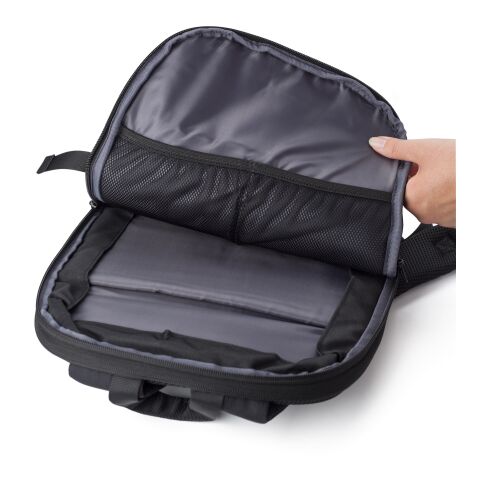 Polyester (600D) Rucksack &#039;Paul&#039; Schwarz | ohne Werbeanbringung | Nicht verfügbar | Nicht verfügbar