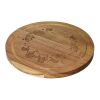 Schneidbrett "Acacia" rund natur | ohne Werbeanbringung | Nicht verfügbar | Nicht verfügbar